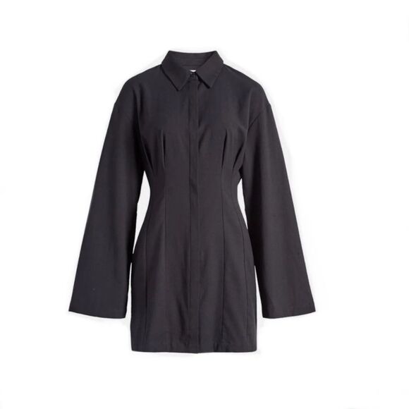 Reformation Black Mini Dress - Picture 1 of 7